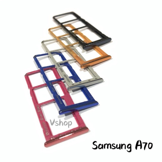 SIMTRAY SIM TRAY - TEMPAT SIMCARD SAMSUNG A70 SLOT SIMCARD