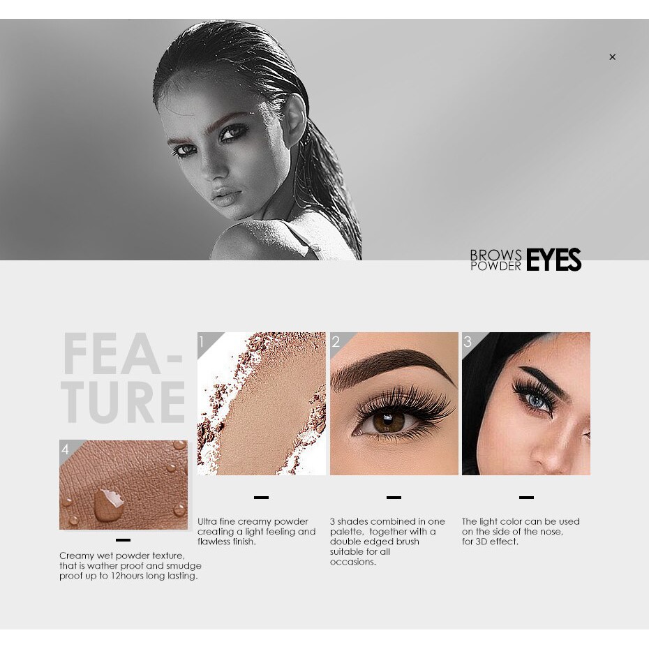 Focallure Eyebrow Powder Eyebrow Cream Pensil Alis Focallure Pencil Alis Focallure Focallur Fucallure Focalure Foccalure
