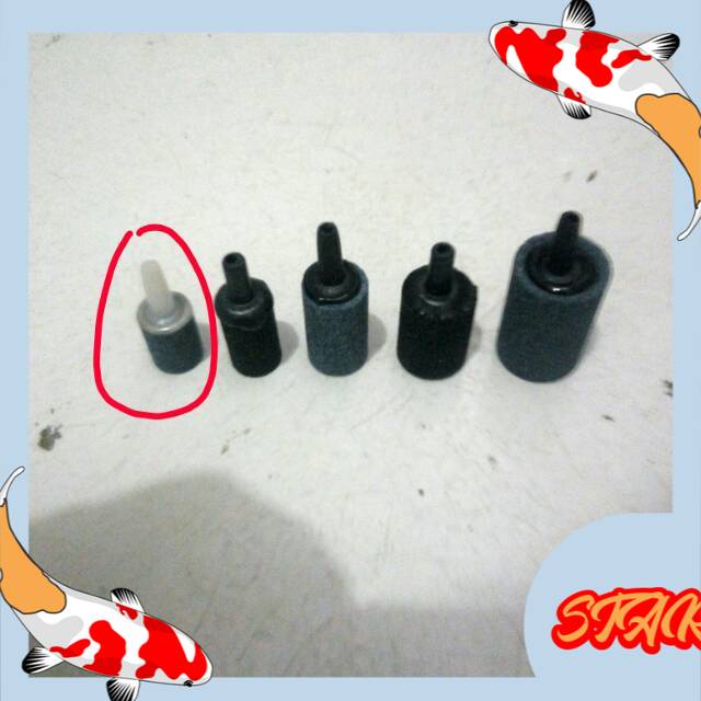 aquarium ikan hias airstone air stone batu aerator