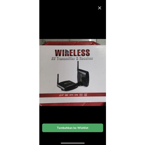 AV WIRELLES TRANSMITTER & RECEIVER