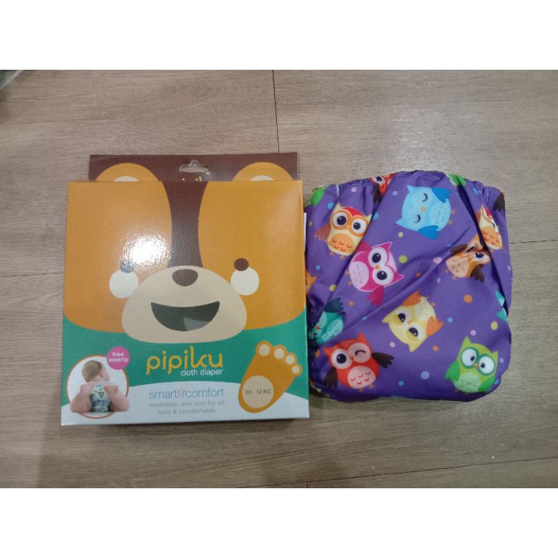 PIPIKU CLOTH DIAPER 3-12KG FREE INSERTS