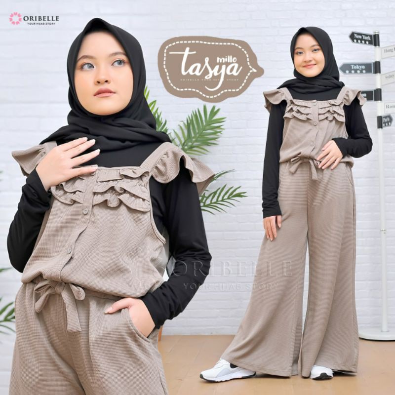 JUMPSUIT TASYA ORIBELLE || SET HIJAB &amp; INNER