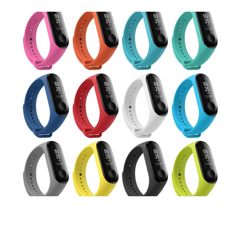 Xiaomi Mi band 4/3 Strap Tali Gelang Karet Silikon-Silicone-silicon