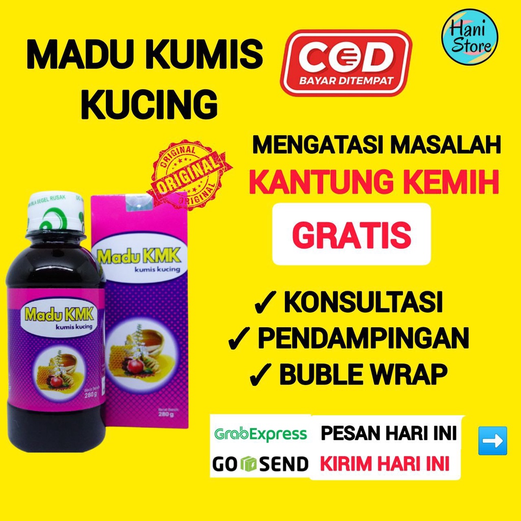 TERBAIK Madu KMK Kumis Kucing Obat Infeksi Asli Original Untuk Batu Ginjal