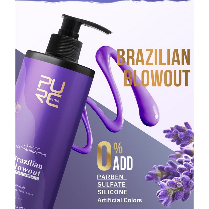 Pelurus Rambut Keratin PURC 5% 8% 12%Treatment Smoothing Pure Brazilian 30ml 60ml 100ml keratin hair treatment perawatan rambut treatment kecantikan  keratin treatment Keratin Treatment Brazillian Purc 100ml purc