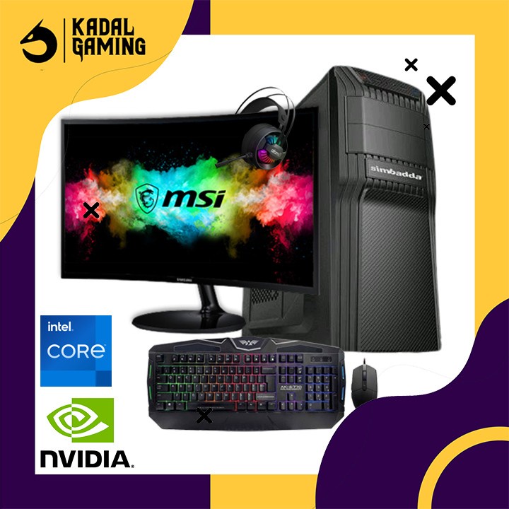 PC WORKSTATION BURNING DVD PERCETAKAN INTEL CORE I7 NVIDIA 8GB FULLSET