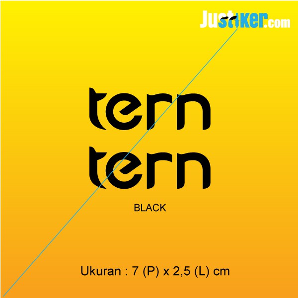 TERN  Frame Sticker Logo, Tern Sticker Sepeda