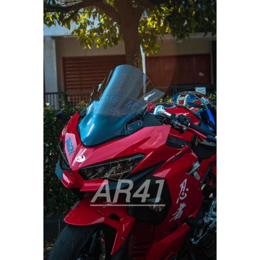 Windshield Ninja 250 Fi 2018 Model ZEEROO GRAFITY by AR41 Visor ninja 250Fi