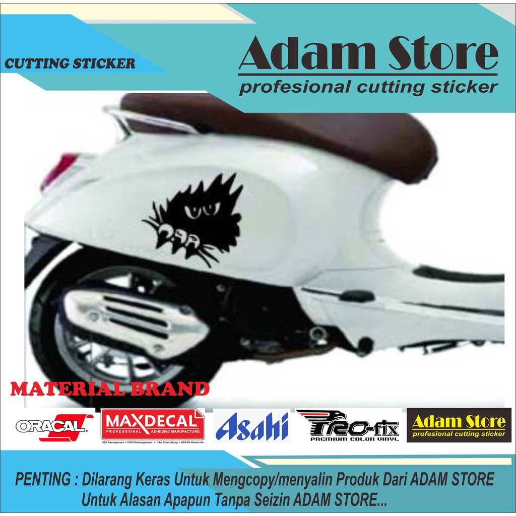 sticker motor vespa sticker motor vespa matic stiker vespa lx Stiker motor vespa stiker tepong vespa
