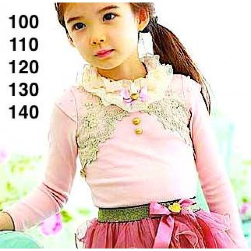 Supplier baju anak import reseller/dropship Blouse PINK 13726 sw