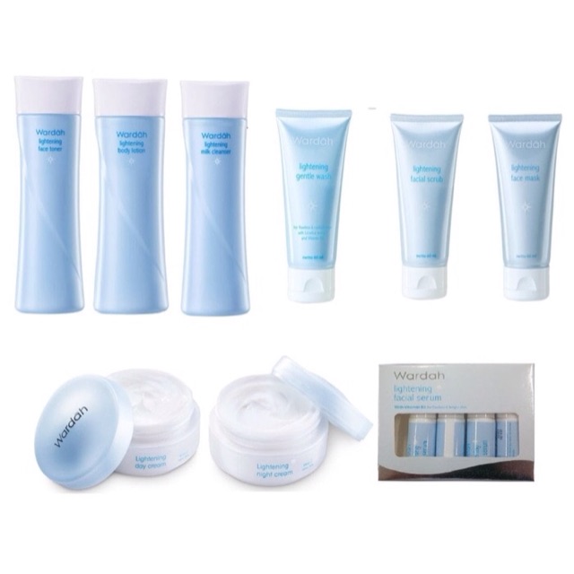 Wardah lightening Series 1 Paket