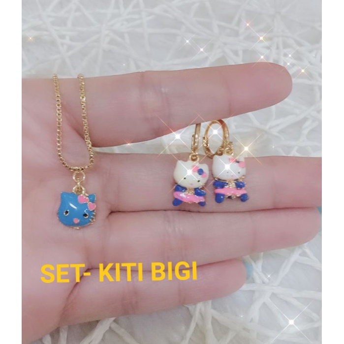 Set perhiasan anak HALOKITY / kalung dan anting HALOKITY