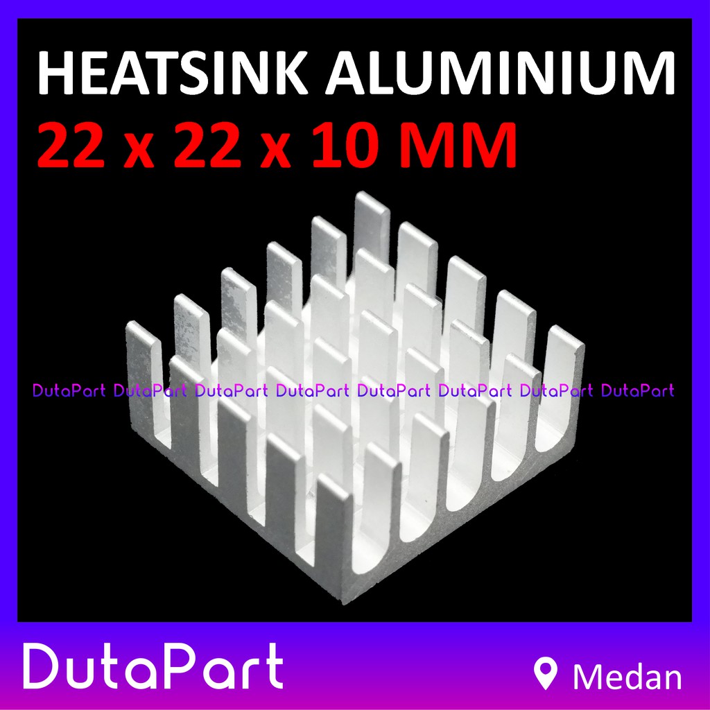 Heatsink Aluminium Pendingin 22x22x10mm 22*22*10mm 22x22x10 Heat Sink