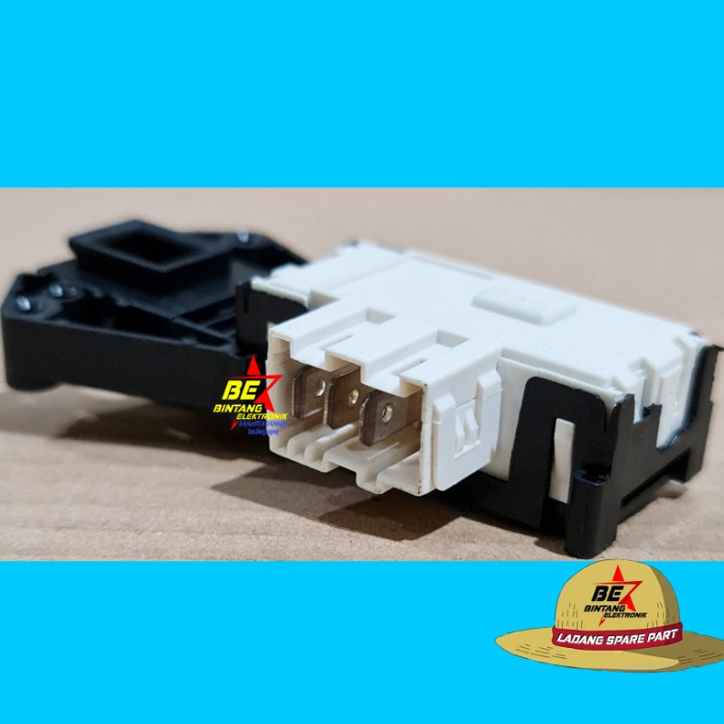 Door Lock Switch Pintu Mesin Cuci Front Loading Samsung DC64 SS1 Doorlock T85 5-4