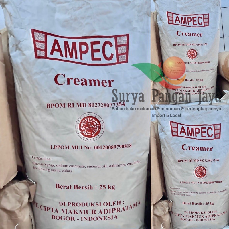 

CREAMER 1kg - Bubuk CREAMER 1 kg - CREAMER Powder 1kg - AMPEC