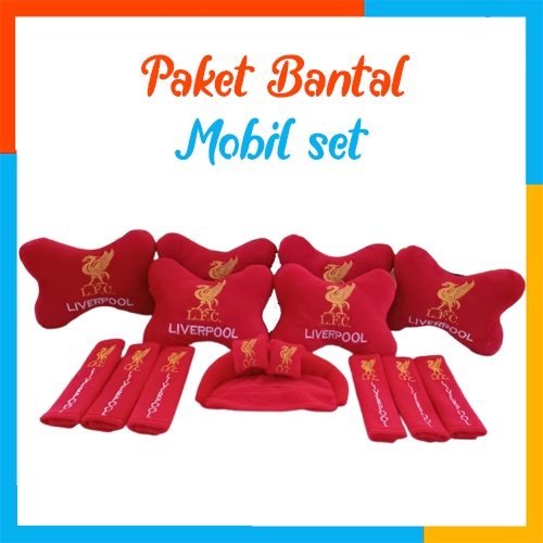 Bantal Mobil Headrest Kepala Sandaran Sepasang Nyaman | Bantal Mobil Headrest Kepala dan Leher 13 pcs Paket | Bantal Leher Mobil 13in1 Kepala dan Sandaran Headrest