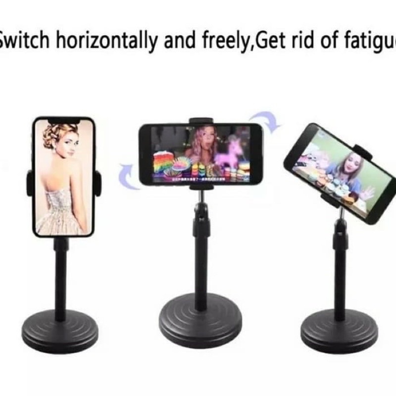 HD25 Phone Holder Universal Stand Putar 360 Flexible Multifungsi Lazypod Stand Holder Bracket Smartphone Serbaguna HD-25