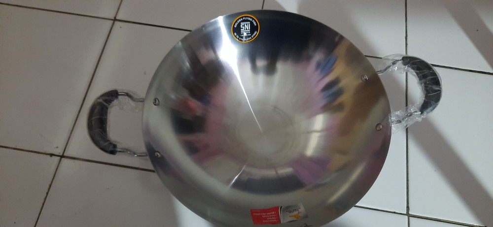 Wajan Harden Golden Flying Fish Original 38cm