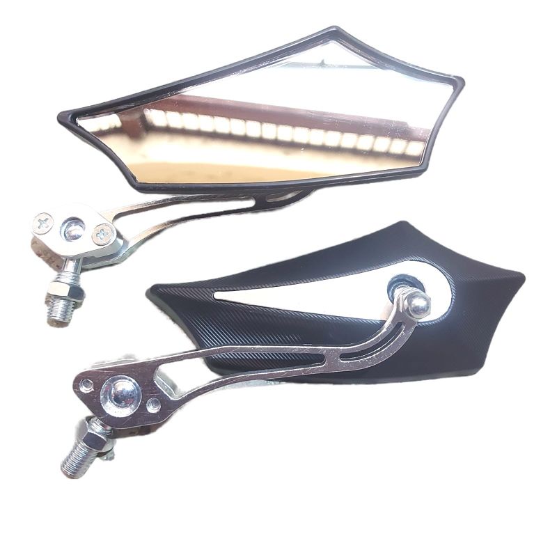 Kaca Spion Universal Model Batman lipat cnc drat 14 harga sepasang