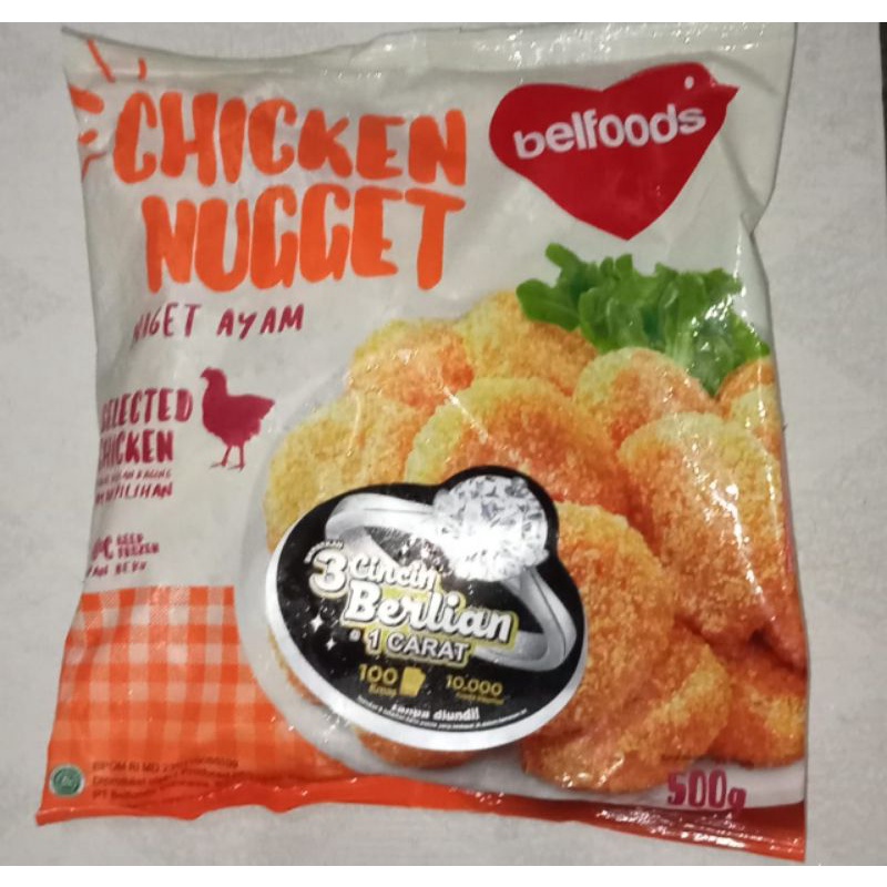 

Belfoods Chicken Nugget Bentuk Coin 500 gr Frozen Food Murah | Naget Ayam | Makanan Beku | Olahan Daging Ayam Siap Goreng