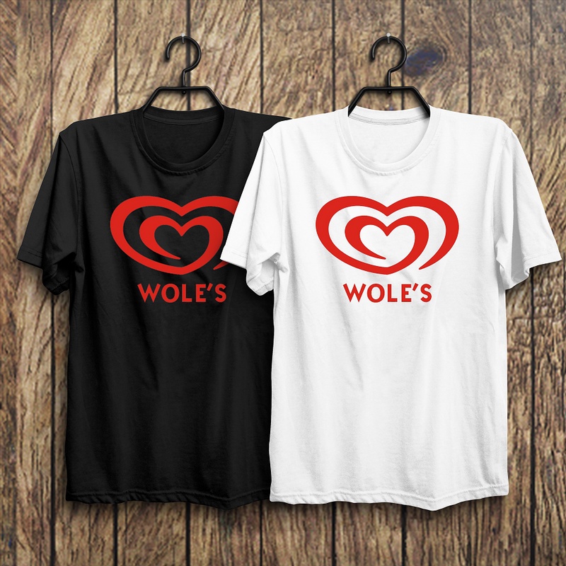 Kaos Baju Plesetan Parodi Brand Wals Woles