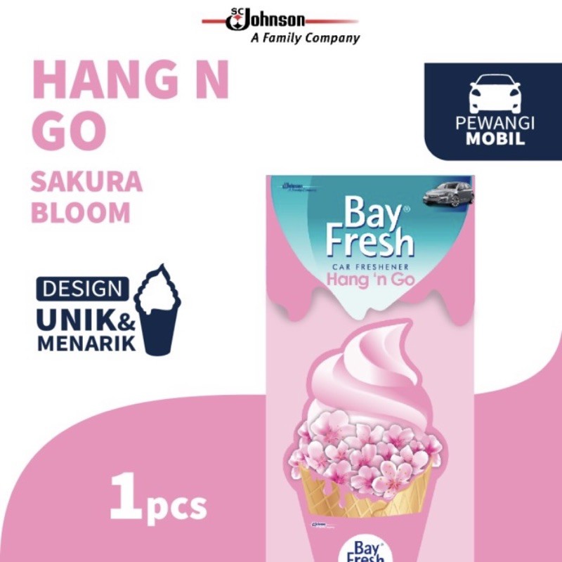 Bayfresh Hang n’ Go Sakura Bloom Pengharum Mobil Parfum