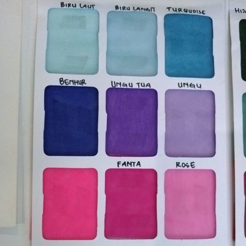 Tulle / tule / tula kaku / keras tile untuk bungkus souvenir,rok tutu dll