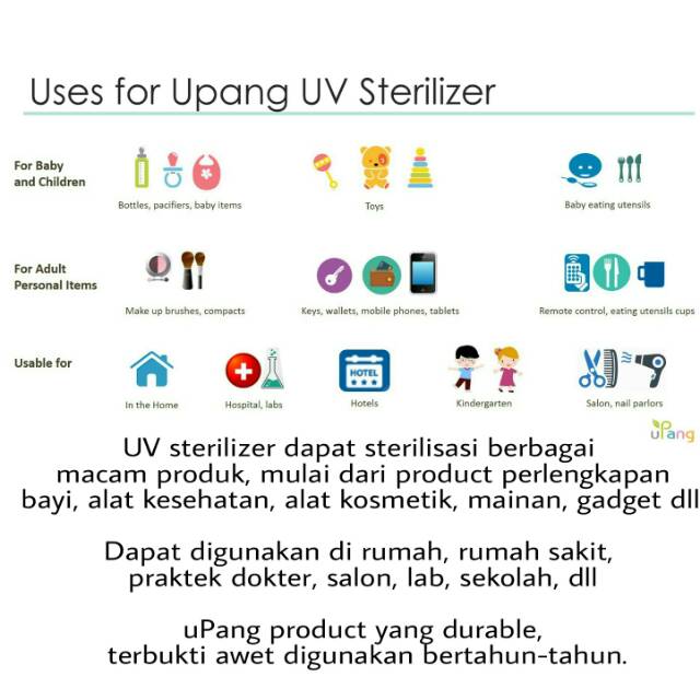 UPang Ultraviolet Sterilizer / U PANG UV sterilizer