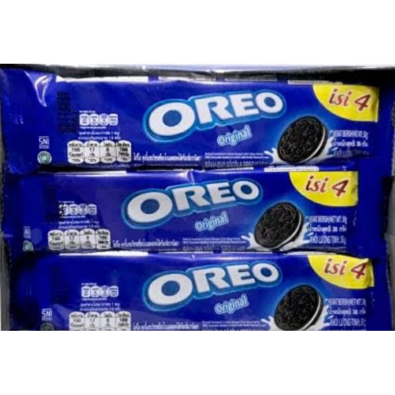 

Biskuit Oreo 1 Pak Isi 12 Sachet