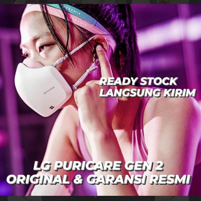 LG PURICARE GEN 2 WEARABLE AIR PURIFIER MASK / MASKER LG AP551AWFA