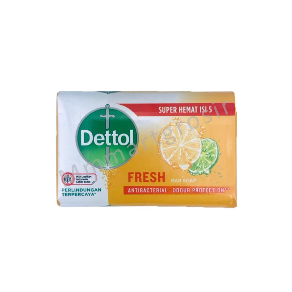 Dettol Bar Soap / Dettol Fresh / Sabun Mandi Batang / 100g