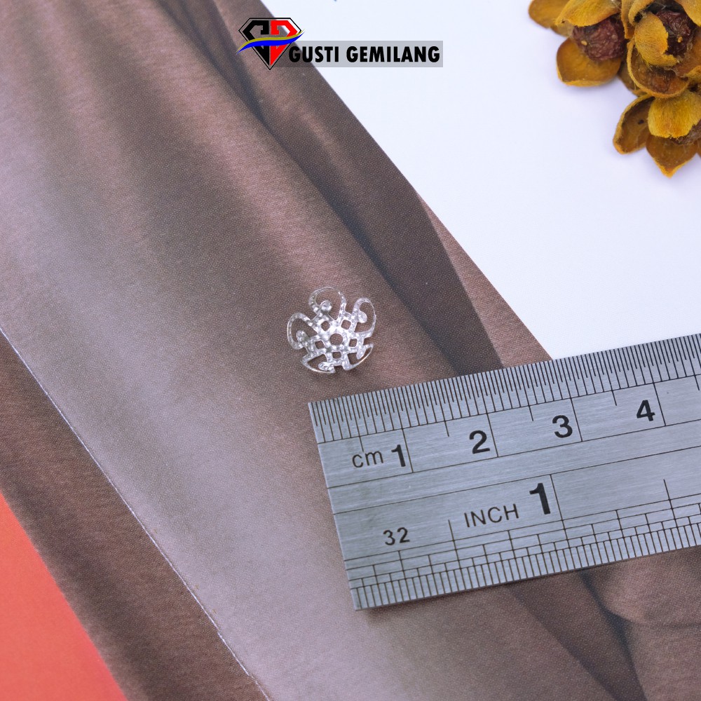 Bahan Bros 12pcs Cangkang Mangkok Sekat Mutiara