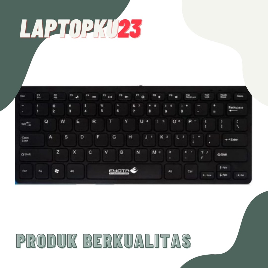 Keyboard Mini S5500 EYOTA Black Hitam