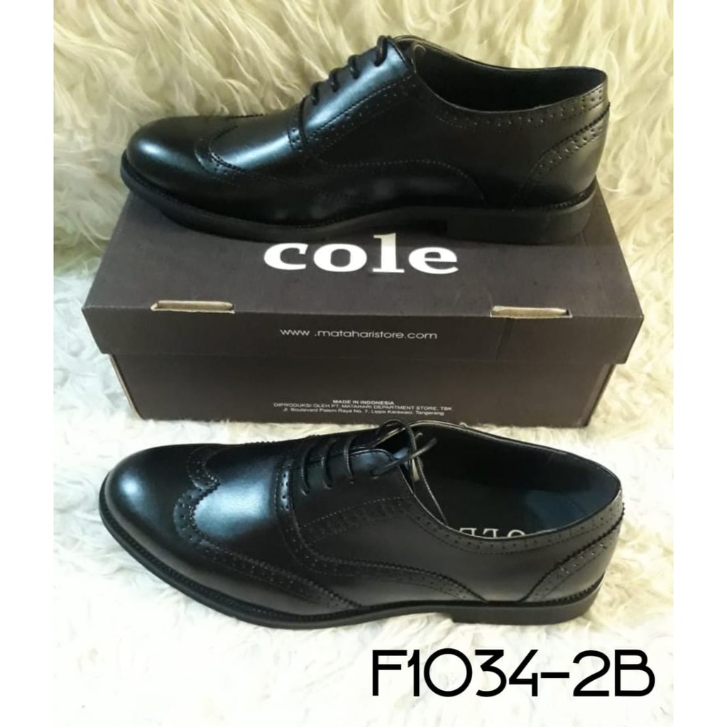 Sepatu Pria Formal Tali Bermotif Sintetis Brand MATAHARI Cole