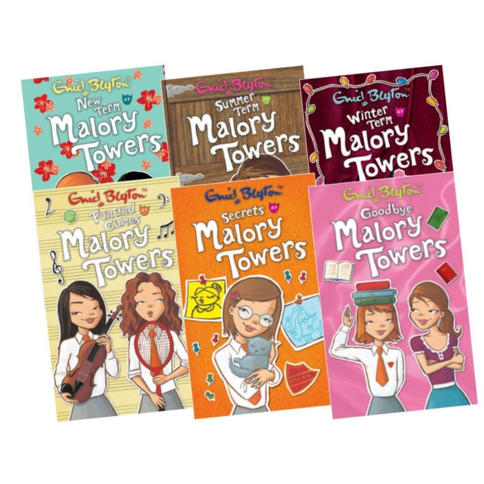 Novel Buku - Malory Towers Collection, 6 Books by Enid Blyton