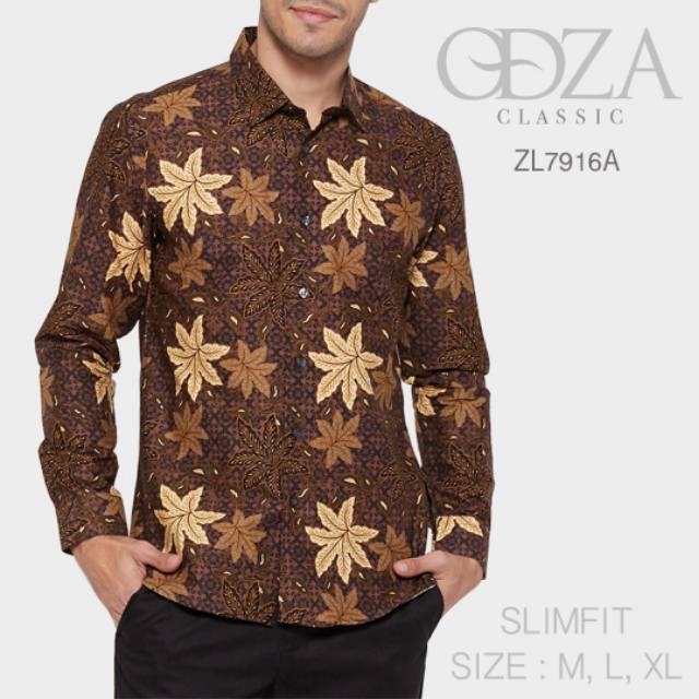 BAJU BATIK PRIA // BATIK UNIK // BATIK MEWAH // BATIK PRIA ASLI // BATIK SLIMFIT / BATIK MODERN l906