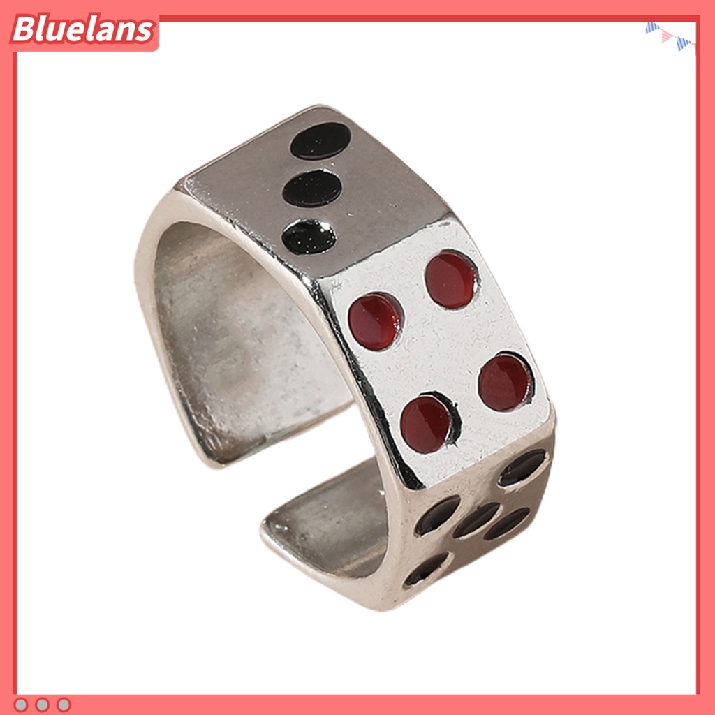 Cincin Model Terbuka Bahan Alloy Warna Silver Dapat Disesuaikan Untuk Unisex