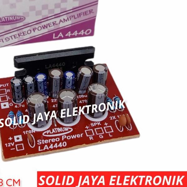➼ KIT POWER MINI 40W 12V LA4440 POWER AMPLI AMPILIFER STEREO 12 V VOLT LA 4440 PLATINUM ASLI ORIGINA