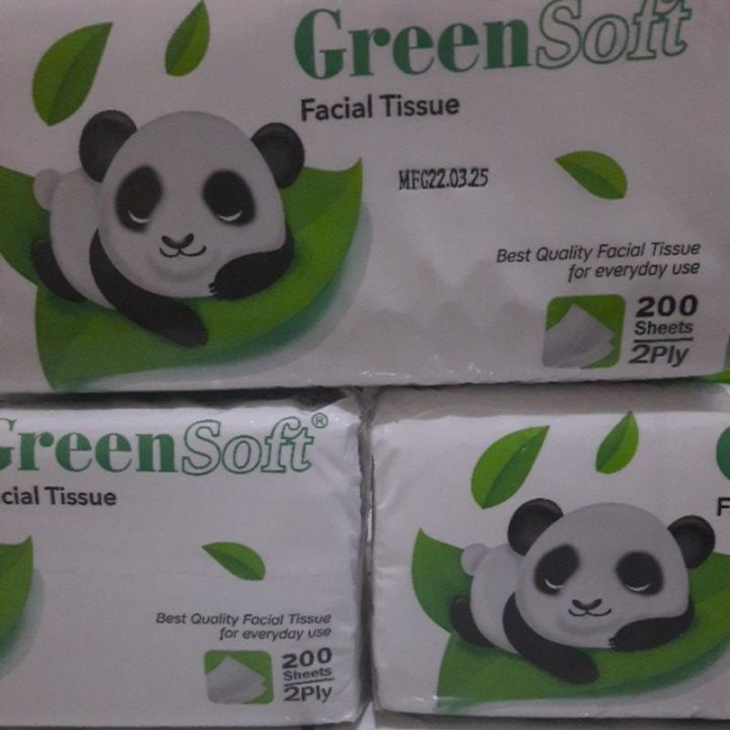 tissue tisue facial tissue tisue tisu murah green soft montis 2ply satuan