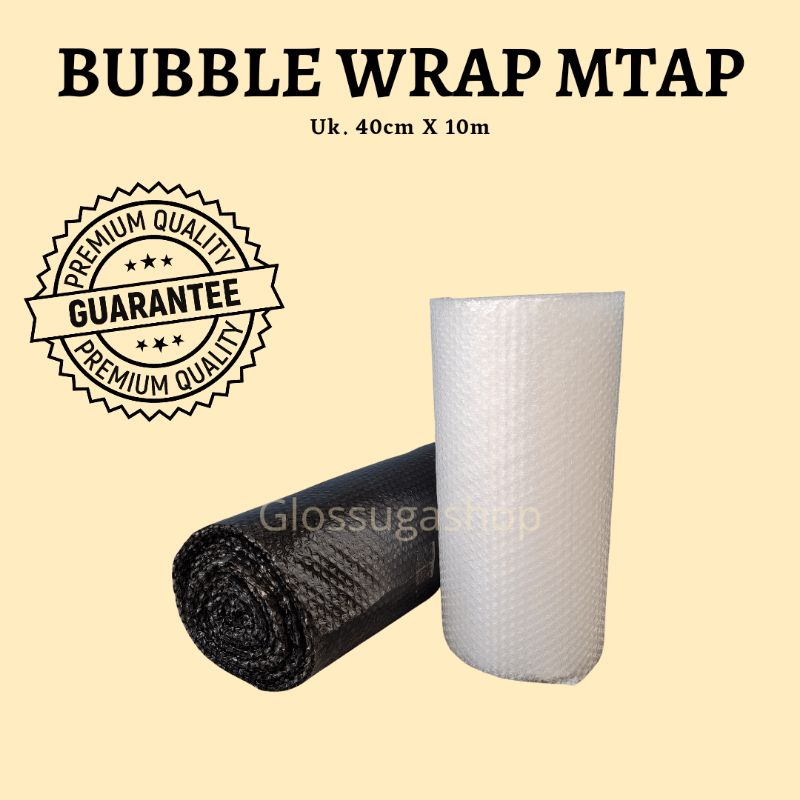 

[MEDAN] BUBBLE WRAP MTAP UKURAN 40 CM X 10M KHUSUS GOJEK DAN GRAB HITAM DAN BENING