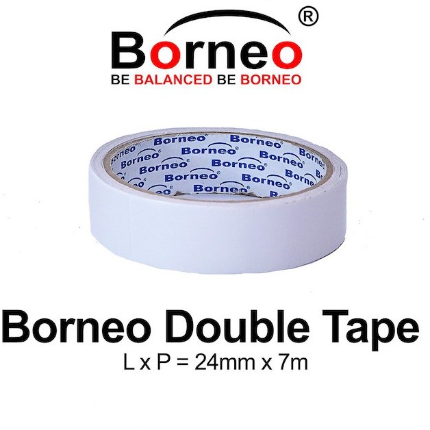 

Double Tape Core Biru 24MMx7M Borneo - Double Tape 1 Inch Borneo - Double Tape Borneo