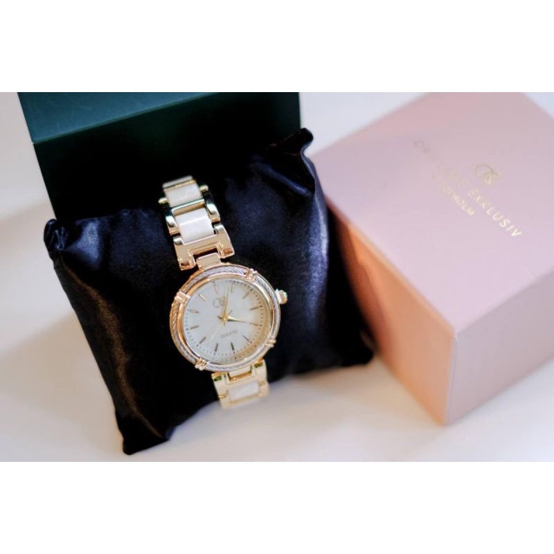 Rose Goldtone Watch / Vajer Watch