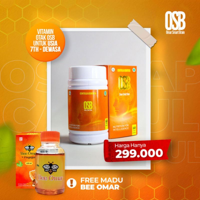 OSB KAPSUL HERBAL NUTRISI OTAK ANAK SPEECH DELAY HERBAL OMAR SMART BRAIN