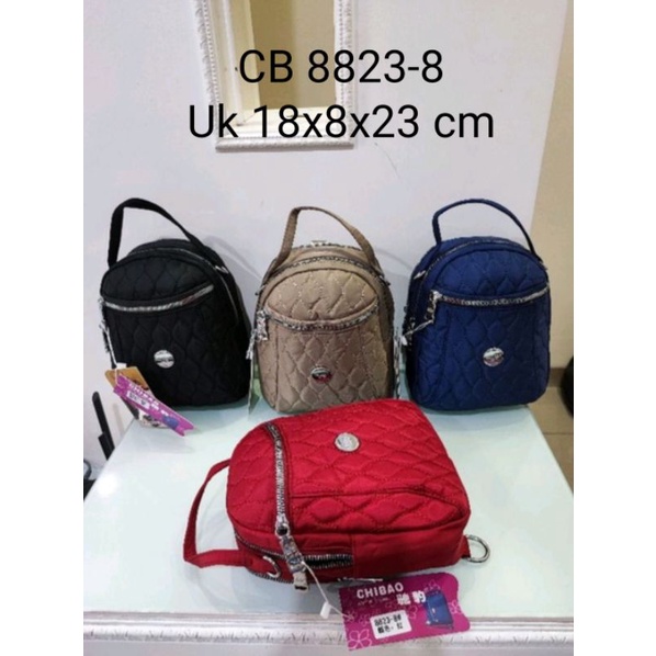 Tas Wanita Ransel 3 Fungsi Ori Chibao 8823-8