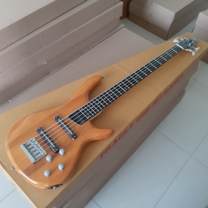{suhadistore} Gitar bass ibanez SDGR 5 string kuning natural new Berkualitas