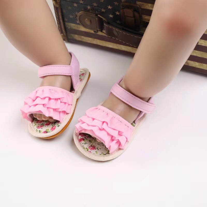 HappyOliver D46 RAELYN RUFFLE Sepatu prewalker bayi dan anak perempuan newborn 3-18 bulan