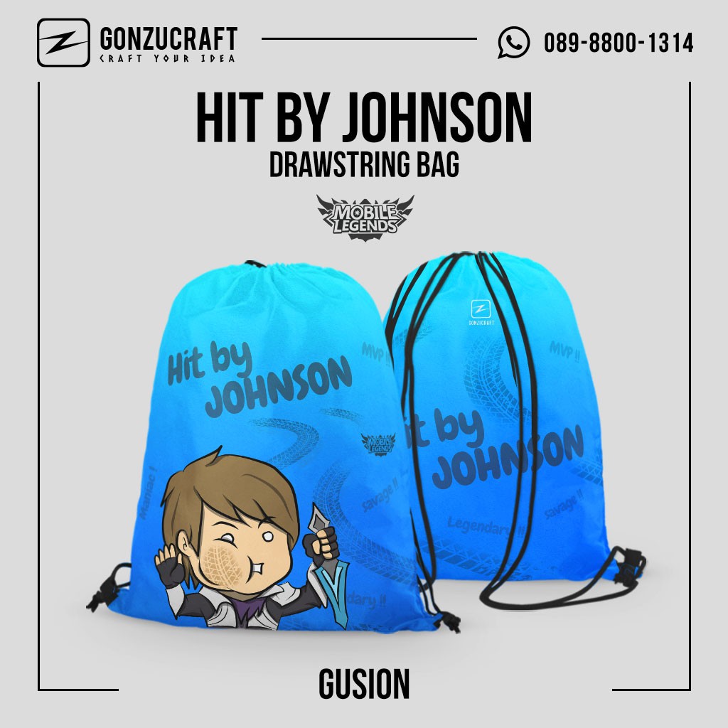 Tas Serut | Tas Gusion Mobile Legends (Hit By Johnson)