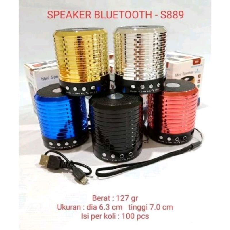 Speaker Bluetooth Mini WS 889