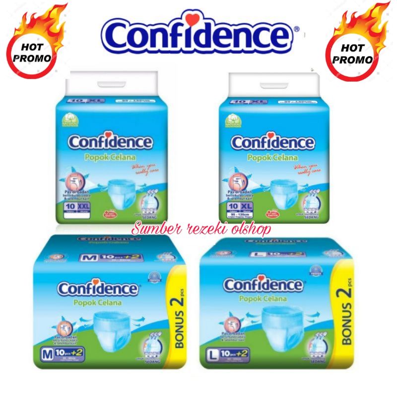 Popok Celana Dewasa Confidence  XXL10 | popok celana xxl 10
