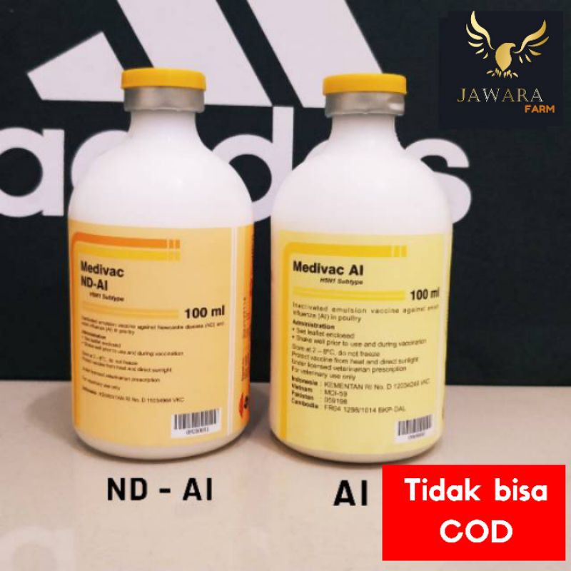 Vaksin Flu Burung NDAI ND AI H5N1- Vaksin Tetelo 100 ml
